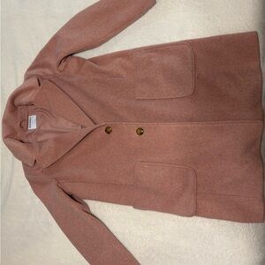 Old Navy Pink Blush Wool-Blend Coat